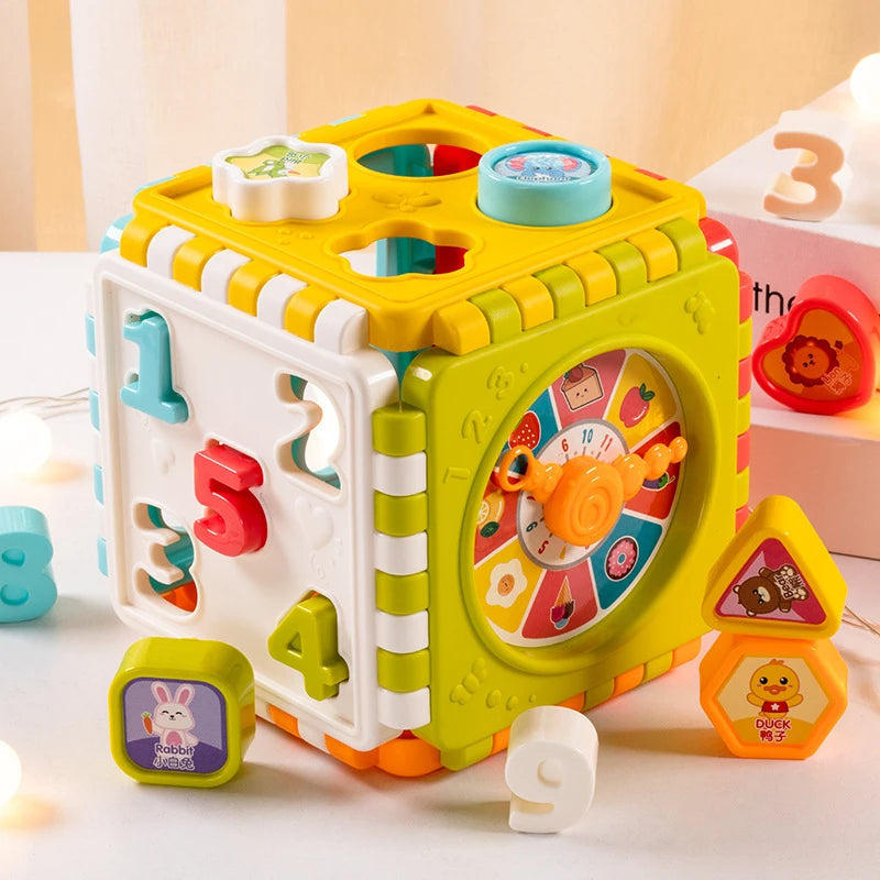 Toddler Activity Cube Shape SortingBaby Toys