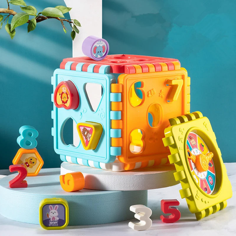 Toddler Activity Cube Shape SortingBaby Toys