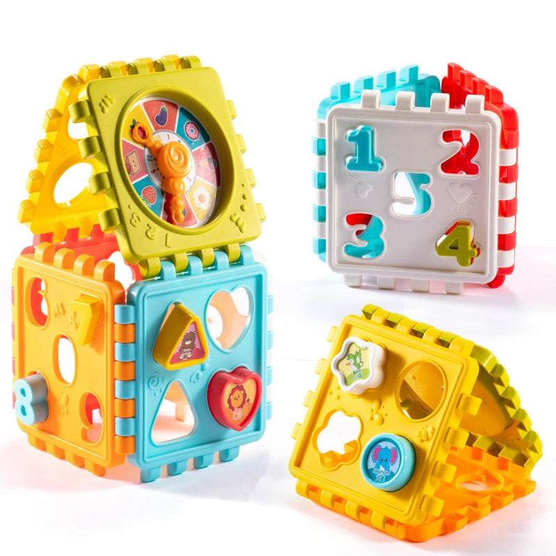 Toddler Activity Cube Shape SortingBaby Toys