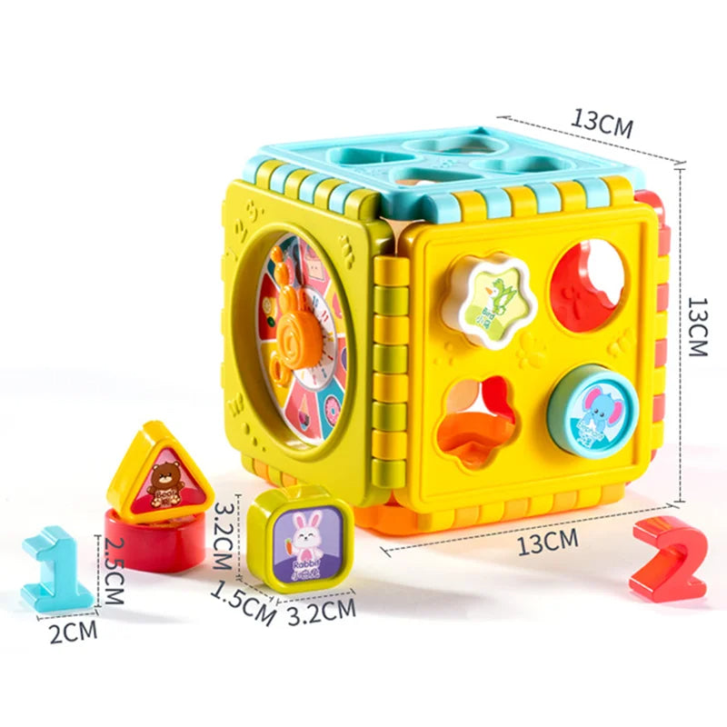 Toddler Activity Cube Shape SortingBaby Toys