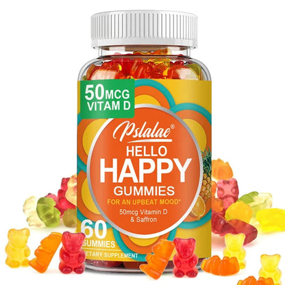 Pslalae Hello Happy Gummy worms supplement