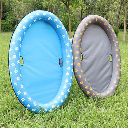 Inflatable Pet Swimming Pool Raft Bed