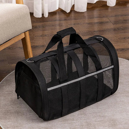 Summer Breathable  Pet Carrier Travel Handbag