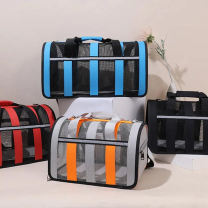 Summer Breathable  Pet Carrier Travel Handbag