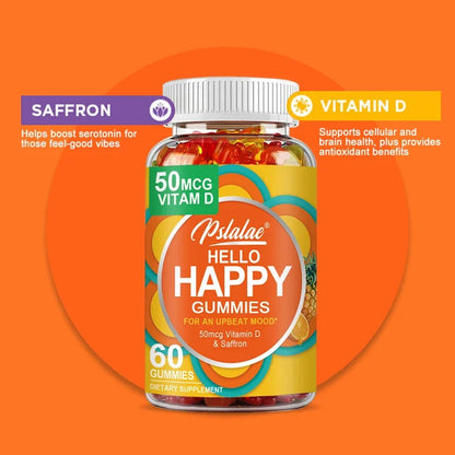 Pslalae Hello Happy Gummy worms supplement